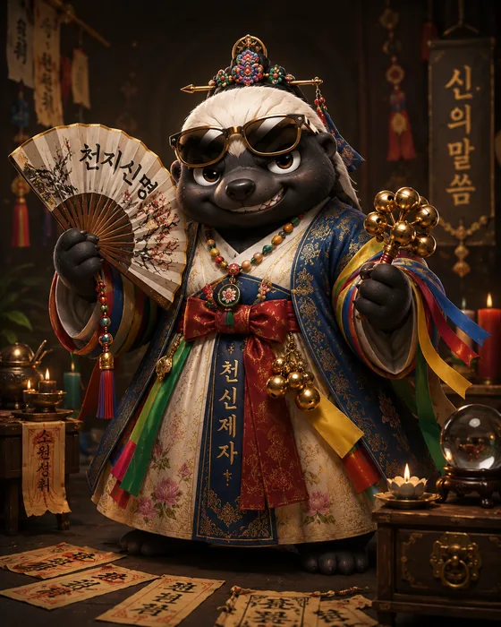 점을 보는 도사